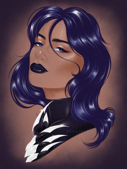 melania portrait sketch